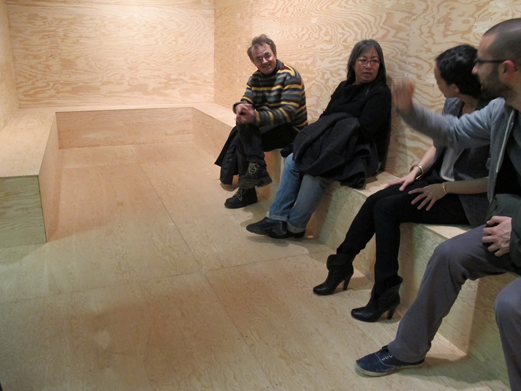 Alexandre David,Sans titre/Untitled, 2013. oeuvre in situ/In situ installation. Galerie Leonard & Bina Ellen Art Gallery, 2013.