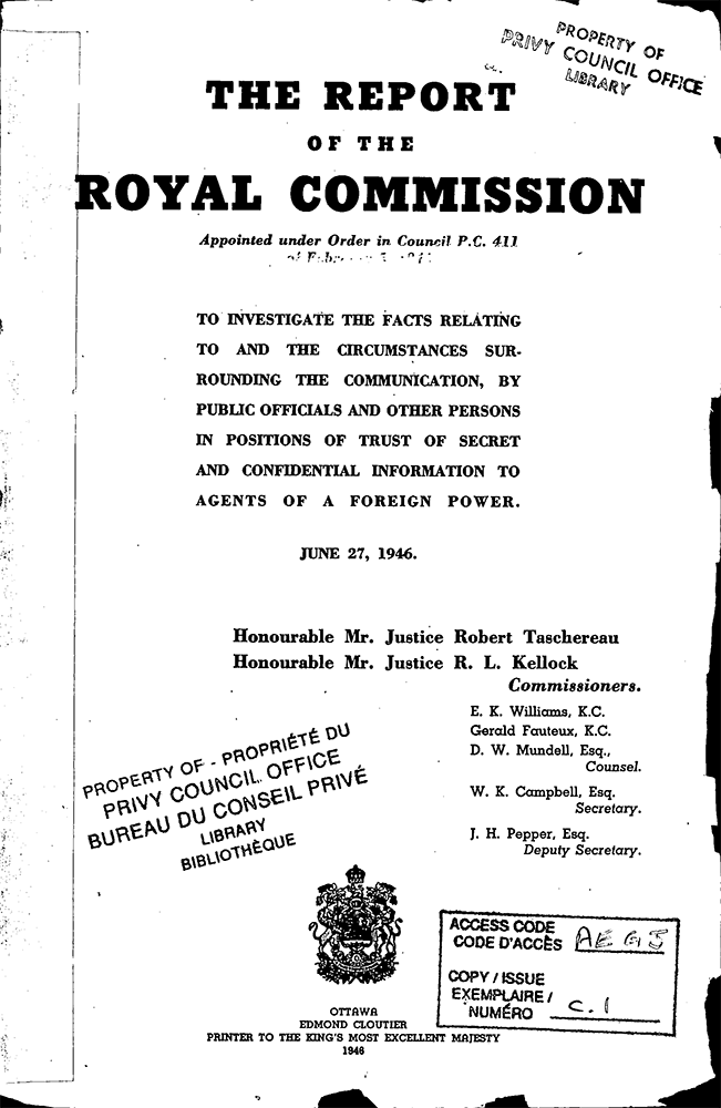 Royal Commission_report_title page